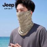 JEEP SPIRIT防晒面罩男夏季骑行面巾钓鱼脸罩挂耳防晒口罩0006