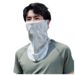 防晒面罩男款遮阳全脸骑行钓鱼自行车面巾脖子护颈围脖套冰丝面纱