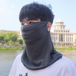 莫代尔防晒面罩挂耳遮脸全脸薄款口罩夏季女士户外开车护颈脖子男