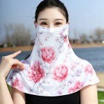 加宽加大冰丝防晒面罩面纱遮脸全脸口罩夏季女士开车男士护颈脖子