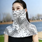 加宽加大冰丝防晒面罩面纱遮脸全脸口罩夏季女士开车男士护颈脖子