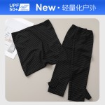 防晒面罩冰袖男女套装夏季户外骑行护颈围脖透气全脸口罩遮阳面纱