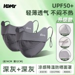 批发防晒面罩男夏季防紫外线透气护眼角3D立体显脸小防晒口罩遮阳