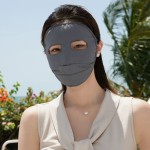 熊猫款全脸防晒面罩女夏防紫外线3d立体防蹭妆口罩薄款冰丝脸基尼