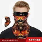 夏哈雷机车骑行挂耳三角面巾户外登山路亚钓鱼防晒面罩运动围脖套
