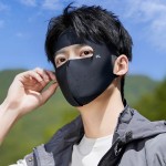 成人男士户外防晒无痕护眼角冰丝防晒口罩透气全脸遮阳防紫外线