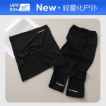 UPF50+冰丝防晒面罩男女新款二件套夏季骑行运动防紫外线冰袖套装