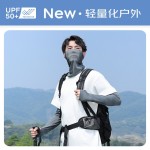 男士防晒面罩冰丝骑行手套护颈围脖遮阳面纱夏季户外登山钓鱼神器