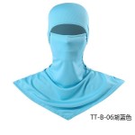 亚马逊透气钓鱼防晒头套男女通用户外护脸速干防尘骑行面罩冰感