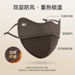 夏季防晒口罩冰丝透气护眼角遮阳运动面罩防紫外线立体鱼骨口罩