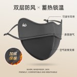 夏季防晒口罩冰丝透气护眼角遮阳运动面罩防紫外线立体鱼骨口罩
