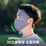 男士专用大码大脸防晒口罩面罩夏季新款透气防紫外线登山骑行口罩