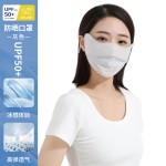 冰丝防晒口罩夏季女薄款护眼角户外骑行时尚口罩透气网可水洗面罩