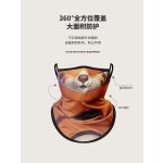 夏季儿童防晒挂耳三角面巾户外机车骑行面罩旅游沙滩露营登山围脖