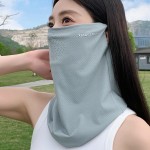 户外冰丝围脖男女防晒袖套护颈脖子夏季骑行开车头巾出游钓鱼面罩