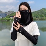 户外冰丝围脖男女防晒袖套护颈脖子夏季骑行开车头巾出游钓鱼面罩