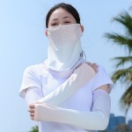 暑假防晒面罩女士冰丝挂耳护颈围脖遮全脸脖套夏天遮阳骑行面纱脸
