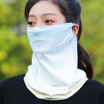 暑假防晒面罩女士冰丝挂耳护颈围脖遮全脸脖套夏天遮阳骑行面纱脸
