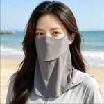 摩芷可喝水防晒面罩脸基尼夏季防护脖子防紫外线遮阳一体锦纶口罩