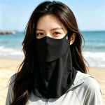 摩芷可喝水防晒面罩脸基尼夏季防护脖子防紫外线遮阳一体锦纶口罩