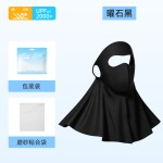 小棉花全脸防晒面罩护颈一体冰丝透气孔夏季户外防紫外线遮阳口罩