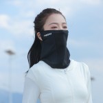 夏季冰丝防晒面罩女款防紫外线遮阳护颈全脸面纱骑行户外出游披肩