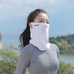 夏季冰丝防晒面罩女款防紫外线遮阳护颈全脸面纱骑行户外出游披肩