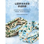 儿童冰丝魔术头巾户外运动骑行防晒面罩冷感防风面巾印花卡通围脖