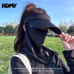 新款防晒冰丝脖套护颈一天口罩女防紫外线遮阳面罩骑行夏季多件套