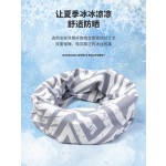 防紫外线骑行面罩头套冰丝魔术头巾钓鱼防晒围脖护脸批发透气冰丝