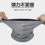 夏季防晒面罩冰丝挂耳面巾护颈骑行围脖护脸防紫外线透气魔术头巾