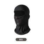 夏季防晒骑行面罩头套围脖一体头盔内衬户外吸汗方格冰丝头套护脸