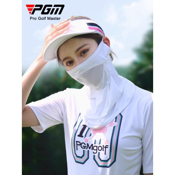 PGM 高尔夫防晒脸罩男女士透气冰丝口罩加大防晒围脖面罩厂家直供