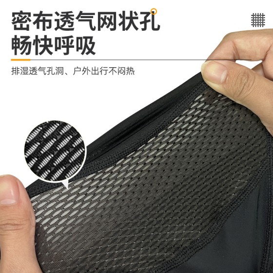 夏季骑行面罩防晒冰丝吸湿速干围脖透气全包防紫外线摩托车头套