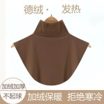 百搭假领女套头围脖秋冬春保暖加厚德绒防晒内搭防晒护颈衣领防寒