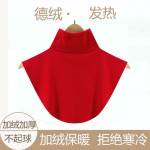 百搭假领女套头围脖秋冬春保暖加厚德绒防晒内搭防晒护颈衣领防寒