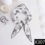 2026款百搭印花三角丝巾女  氛围高级感包头巾时尚优雅饰品系薄款