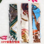 OPP袋独立包装丝巾批发小丝巾绑包丝巾长条丝巾细窄丝巾发带飘带