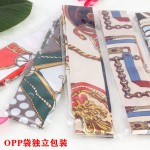 OPP袋独立包装丝巾批发小丝巾绑包丝巾长条丝巾细窄丝巾发带飘带