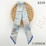 珍奇乐园新款夏日丝巾女士绑包包长条丝带发带飘带现货小领巾丝巾