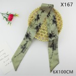 古风发带墨竹白鹤新中式中国风水墨画飘带气质绑包袋长条丝巾批发