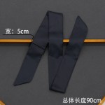 印花可爱发带春秋绑包飘带长丝带高级感长条丝巾水果蝴蝶结斜角巾