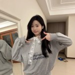 甜美秋冬新款蕾丝丝带拍照打卡围巾ins白色刺绣长发带多功能