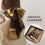 长条丝巾扎发百搭丝带发绳绑包菱形绑发小发带发饰高级感女飘带