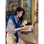 法式黑色针织披肩气质配吊带开衫cleanfit配饰轻奢小坎肩新品披风