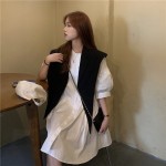 韩国女装新款网红百搭神器西装领三角披肩外搭装饰时尚宽松小坎肩