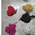 经典款三角鱼网鱼鳞围巾礼服配饰纯手工钩花冰丝外披肩钩织