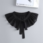 木耳边假领子女配连衣裙的领子纯色外搭装饰披肩配饰领百搭假衣领