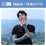 冰丝手套防晒冰袖男士夏季户外运动骑行开车透气凉感护臂袖套男款