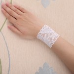 厂家直销夏季薄款短款弹力蕾丝护腕女遮疤纹身透气手腕套防晒手套